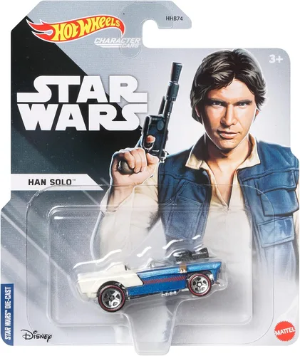 Miniatura 2 de Star Wars Hot Wheels Carros de personajes Han Solo Diecast Car