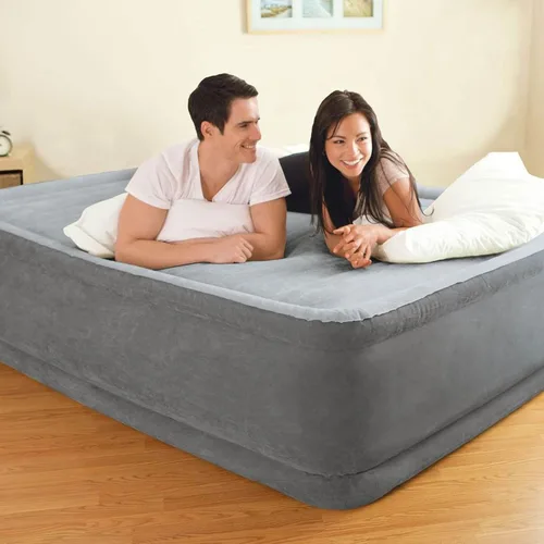 Miniatura 5 de Intex Comfort Plush - Cama de aire elevada Dura-Beam con bomba eléctrica incorporada