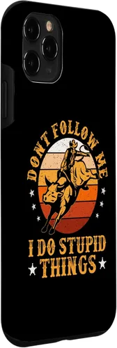 Miniatura 72 de Carcasa vintage para iPhone XS Max Don't Follow Me I Do Stupid Things