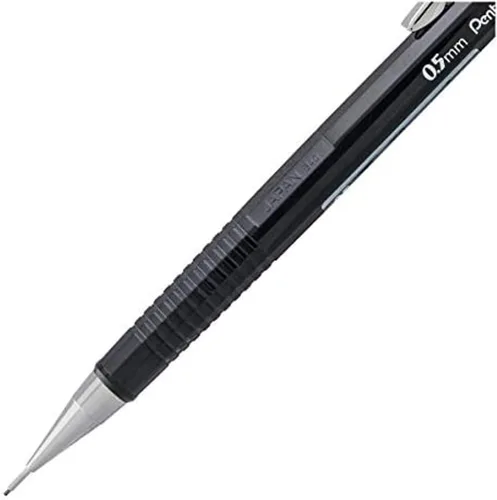 Miniatura 3 de Pentel Sharp Lápiz mecánico de 0.5 mm, paquete de 5 lápices mecánicos negros