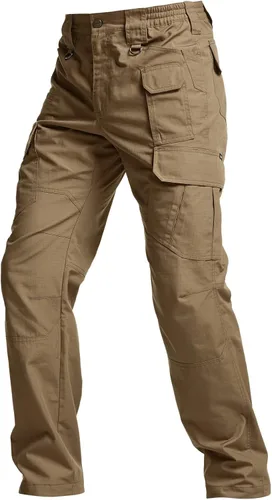 Miniatura 9 de CQR - Pantalones tácticos tipo cargo para hombre, tejido anti-rasgaduras, resistentes al agua, ligeros, para uso diario, trabajo, senderismo