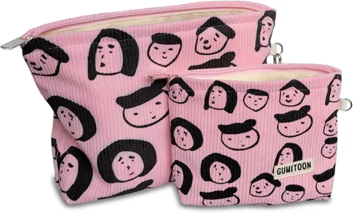 Miniatura 11 de 2 bolsas de cosméticos, bolsa de maquillaje para mujeres, organizador estético, artículos de aseo esenciales de viaje, artículos de aseo