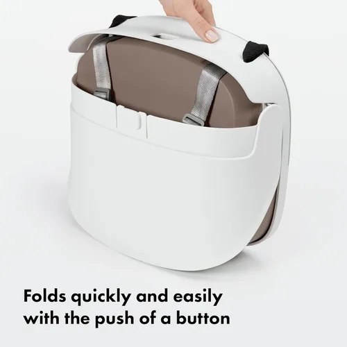 Miniatura 5 de Asiento elevador con correas para niños de Oxo Tot , Marrón topo