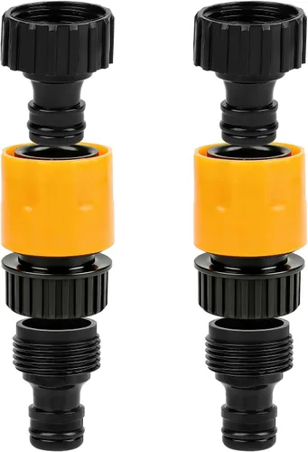 Paquete de 2 adaptadores de manguera para lavadora a presión Karcher K1-K5 G220-G4000 K1700-K2300PS K3 Follow Me, piezas de lavadora a presión de