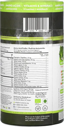Miniatura 3 de Superalimento de moringa orgánica en polvo de Miracle Tree