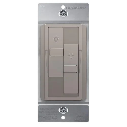 Miniatura 20 de TOPGREENER Interruptor digital de atenuación para luces LED / CFL regulables de 200 W, interruptor de atenuación deslizante LED de un solo polo,
