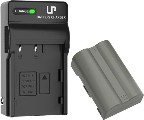 LP EN-EL3e Paquete de cargador de batería, repuesto para Nikon EN EL3e, EL3, EL3a, MH-18, MH-18a, MH-19, compatible con Nikon D700, D300s, D300,