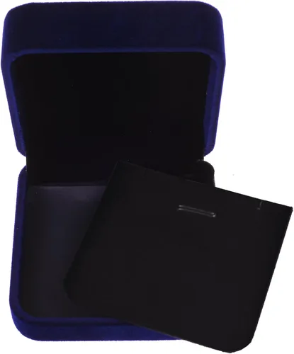 Miniatura 2 de Cosmos Caja de regalo con colgante de terciopelo (color azul profundo)