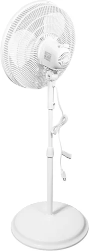 Miniatura 2 de Midea International Trading FS40-8JCA ventilador de pie oscilante, 3 velocidades, blanco, 16 pulgadas, Blanco