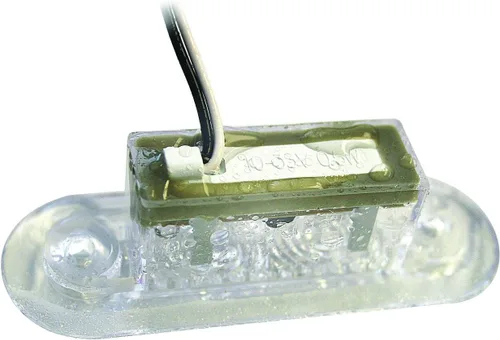 Miniatura 2 de Hella 959680811 '9680 Series' Multivolt Blanco 10-33V DC LED Luz de paso con borde de acero inoxidable pulido