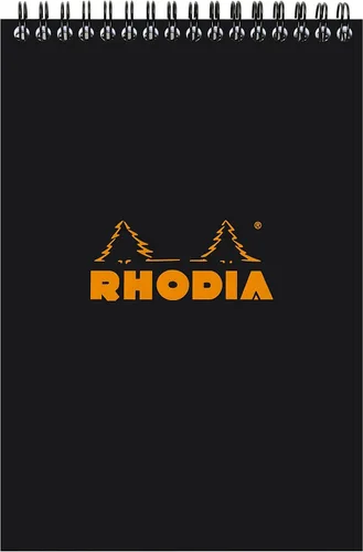 Miniatura 10 de Rhodia Bloc de notas encuadernado con alambre, A4, punto - negro (185039C)