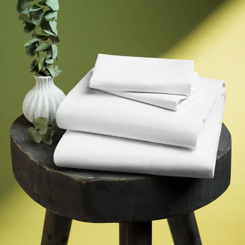 Miniatura 2 de Pereti Italia - Juego de 2 fundas de almohada de algodón de lujo, 100% algodón percal, fundas de almohada de algodón, fundas de almohada de hotel
