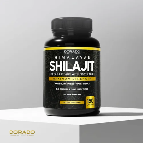 Miniatura 5 de Cápsulas de Shilajit con más de 85 oligoelementos (Suministro para 75 días, 1000mg de extracto por porción) Shilajit del Himalaya para hombres