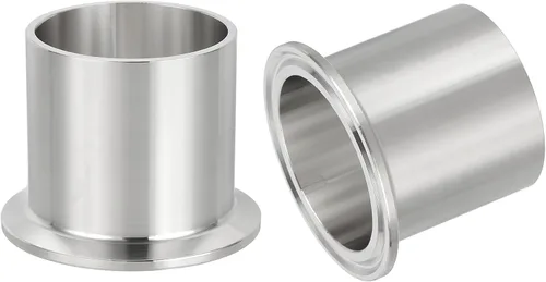 Miniatura 8 de PATIKIL Accesorio sanitario de acero inoxidable 304, 2 piezas de abrazadera de soldadura larga Montaje de tubería de virola de 3/4 "(19 mm) tubo