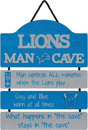 Miniatura 23 de NFL Team Logo Mancave Man Cave Hanging Wall Sign