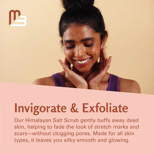 Miniatura 4 de Exfoliante de sal del Himalaya, exfoliante para la cara, los pies y el cuerpo con colágeno y células madre, exfoliante para tonificar, celulitis