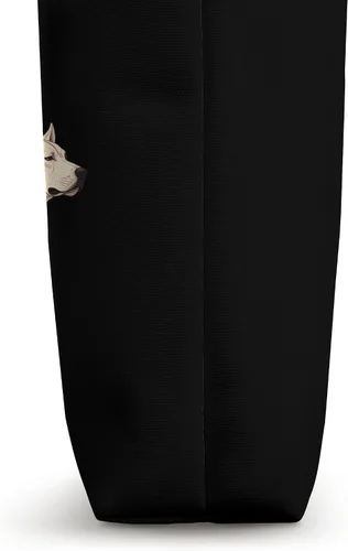 Miniatura 3 de Funny Dogo Argentino Skeleton Dog Walking Halloween Tote Bag