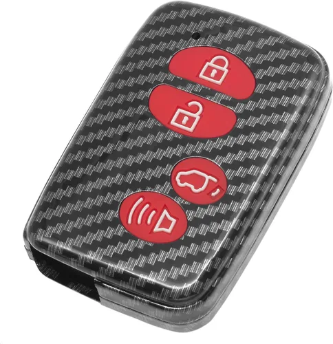 Miniatura 6 de Funda inteligente para llavero compatible con Toyota Avalon Camry Corolla Highlander Prius RAV4 Sequoia VENZA Scion FR-S Subaru BRZ negro