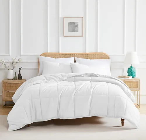 Miniatura 34 de Edredón ligero Southshore Fine Linens Vilano Springs, Microfibra, Bone, Full/ Queen Hueso