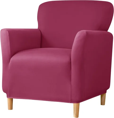 Miniatura 32 de Fundas de jacquard para sillón de banquete, fundas suaves para sillón, fundas elásticas de 1 pieza para sala de estar, funda antideslizante