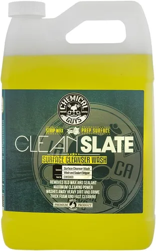 Chemical Guys CWS803 Clean Slate - Jabón de limpieza profunda para superficies de automóviles (elimina ceras, barnices y selladores viejos para una