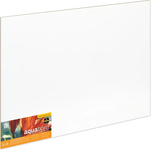 Miniatura 29 de Ampersand Art Supply Aquabord - Panel de pintura de acuarela, superficie altamente absorbente para acuarela, gouache y caseína de 8 x 8 pulgadas