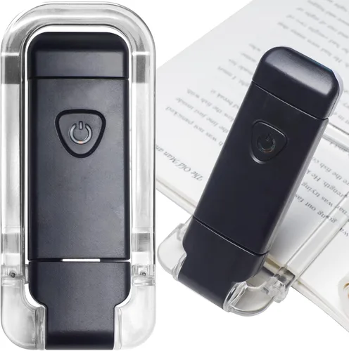 Miniatura 13 de EGWASER Luz de lectura de libros, luces LED portátiles recargables por USB con clip para leer en la cama, 3 luces ajustables regulables para 1