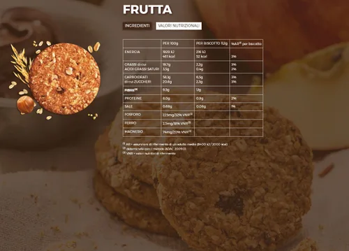 Miniatura 6 de Mulino Bianco: "Gran Cereale Frutta" ("Galletas de cereales de frutas"), galletas altas en fibras, paquetes de 17.63 onzas (17.64 oz) (paquete de 2)