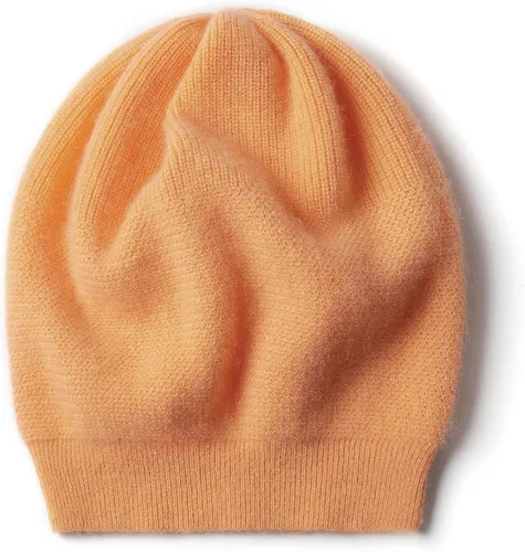 Miniatura 40 de WaySoft Gorro de cachemira 100% para mujer en una caja de regalo, gorro de gran tamaño para mujer