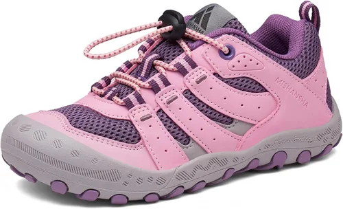 Miniatura 22 de Mishansha Botas de Senderismo para Niños Pequeños Niñas Niños Zapatos de Senderismo Resistentes al Agua Anti-Colisión Antideslizantes Atléticas