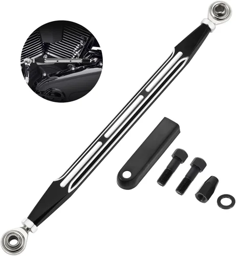 Miniatura 8 de Amazicha Enlace de Palanca de Cambios de Engranaje Negro Compatible con Harley Touring Electra Street Glide 1980 en adelante