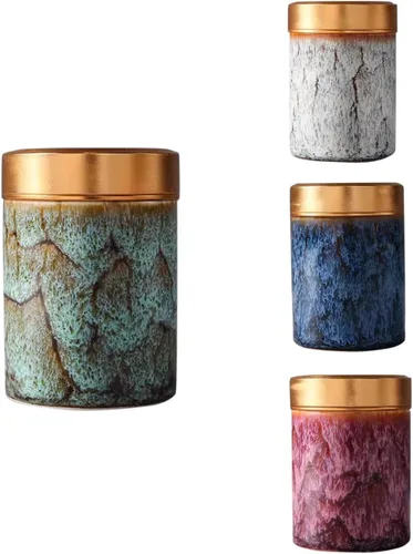 Miniatura 13 de Set de urnas pequeñas de 3 piezas - Juego de urnas pequeñas decorativas de cerámica para cenizas humanas - Honra a tu ser querido perdido