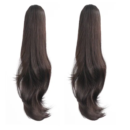 Miniatura 259 de Extensiones de cola de caballo de cabello rubio, extensiones de cola de caballo para mujer, pinza de extensiones de cabello rizado de 12 pulgadas