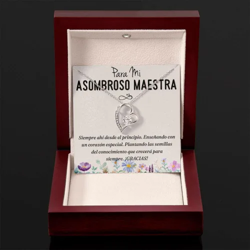 Miniatura 2 de Regalo Para Maestra - Regalos Para Maestras Personalizados, Regalo Para Mi Esposa, Collares Para Mi Maestra, Recuerdos Para Graduación, Collar Para