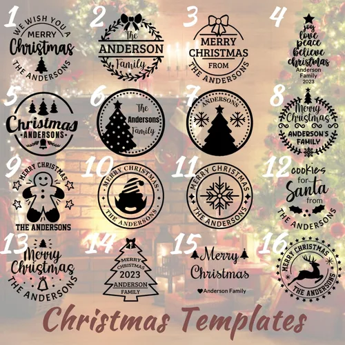 Miniatura 2 de Sello de galletas personalizado con diseño en relieve 3D, molde acrílico personalizado para galletas navideñas con asa para decoración de hornear