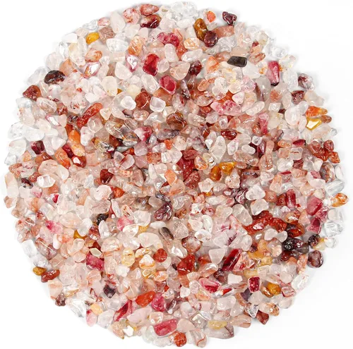 Miniatura 32 de Fragmentos de piedras de cristal mezclado natural de 1.1 libras - Piedras preciosas de cristal curativo triturado para brujería, rocas decorativas