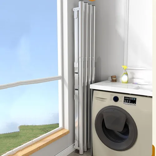 Miniatura 4 de Clothes Drying Rack for Laundry Foldable 94ft, Stainless Steel Laundry Drying Rack, Clothes Drying Rack Clothing Folding Indoor Outdoor, Outdoor