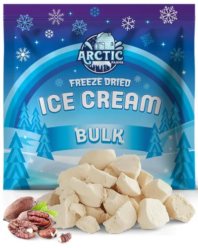 Miniatura 66 de Arctic Farms Trozos de Helado Liofilizado a Granel - No se Derrite (Mantequilla de Maní) (1 libra)