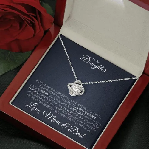 Miniatura 5 de Regalo para hija de mamá y papá, collar de madre hija, regalo de hija de papá, a nuestra hija, cumpleaños de hijas, hija adulta, collar de joyería
