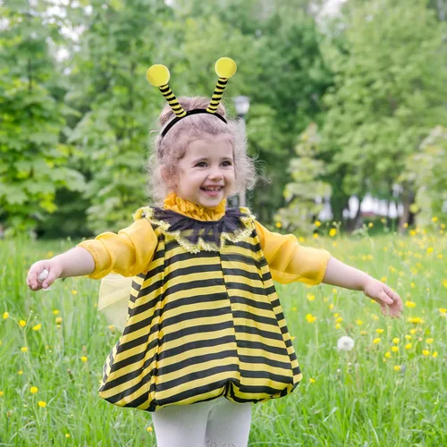 Miniatura 5 de 15 diademas de tentáculo de abeja para fiestas, para niñas, decoración de abejas Amarillo