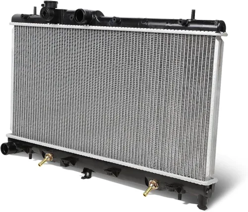 Miniatura 7 de Auto Dynasty Radiador compatible con Subaru Impreza Saab 9-2X 2.5L AT MT 2002-2007, radiador de refrigeración de 1 fila estilo fábrica DPI 2464