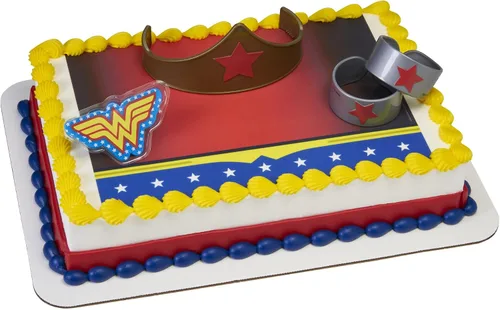 Miniatura 7 de Mujer Maravilla Strength & Power juego de decoración de pasteles