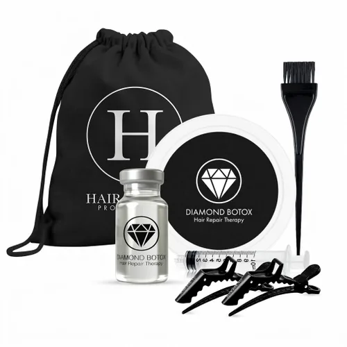 Hair Bar NYC DIY Diamond B0T0X - Kit de tratamiento capilar para el hogar, hidratación profunda y reparación de puntas abiertas, reduce el