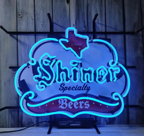 Miniatura 3 de Letreros de neón para bar, bar, club, dormitorio, cafetería, tienda, compatible con Shiner Beer Glass Neon Sign para oficina, hotel, pub, cafetería
