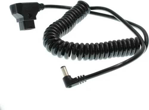 Miniatura 4 de D-Tap macho a ángulo recto DC 0.098 in Cable para cámara Blackmagic 4K Monitor LCD, luz LED, pequeño monitor HD
