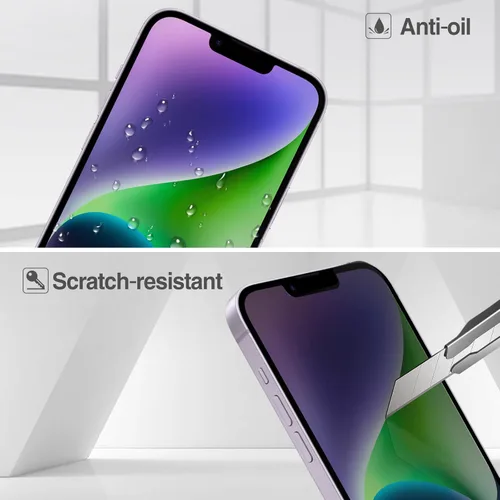 Miniatura 6 de ProCase Paquete de 2 protectores de pantalla de privacidad para iPhone 14 Plus iPhone 13 Pro Max, protector de pantalla de vidrio templado oscuro 9H