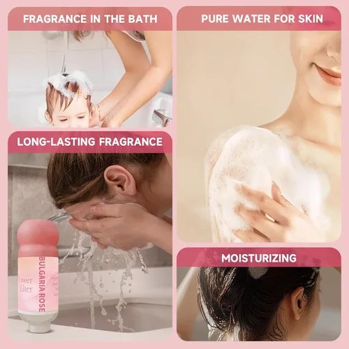 Miniatura 5 de Filtro de ducha con vitamina C para agua dura, purificador suavizante de aromaterapia, terapia de aromaterapia, fácil instalación, piel y cabello