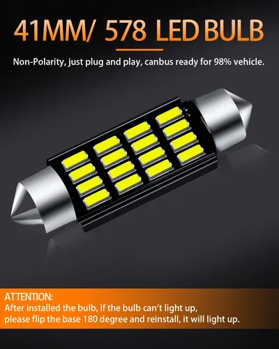 Miniatura 5 de Paquete de bombillas LED blancas compatibles con Jeep Grand Cherokee 2005, 2006, 2007, 2008, 2009, 2010, luz de domo de mapa interior, luz
