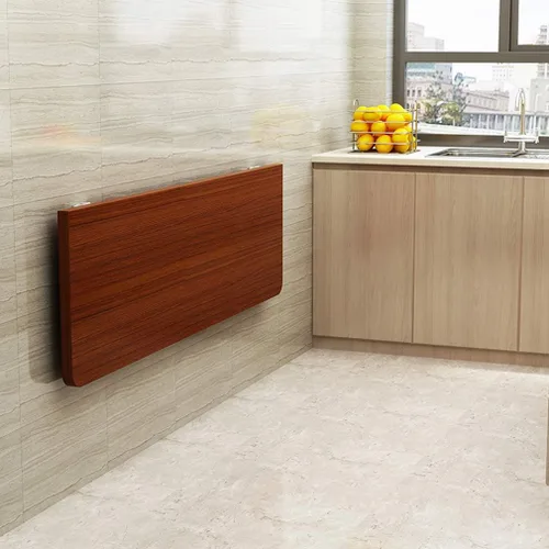 Miniatura 5 de Mesa plegable flotante de madera, 18 tamaños, mesa para niños, mesa de comedor, escritorio de ordenador, banco de trabajo, para el hogar, oficina