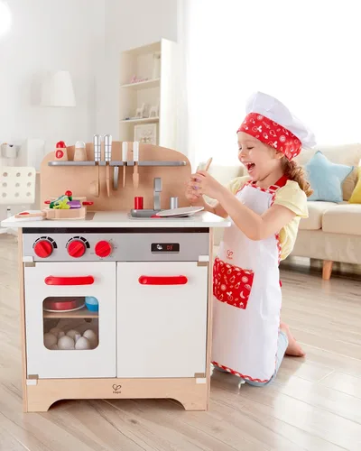 Miniatura 3 de Hape Chef Pack Juego de disfraz de chef con accesorios de cocina para niños